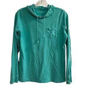 Vineyard Vines Women's XS Blue Green Hoodie Long Sleeve Casual Top